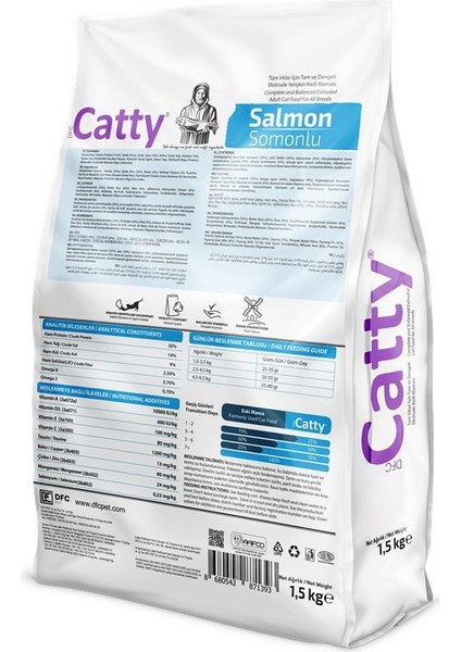 Yetişkin Kedi Maması Somonlu 1,5 kg fiyatları