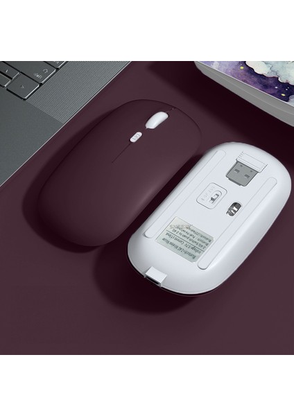 Huawei Tablet Şarj Edilebilir Sessiz Mouse Bluetooth + 2.4Hz Wifi Kablosuz Mouse Fare fiyatları