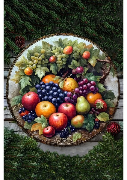 33 x 33cm Bereketli Bir Hasat Mevsimini Evinizin Duvarlarına Yansıtın! Ahşap Duvar Süsü DT100 fiyatları