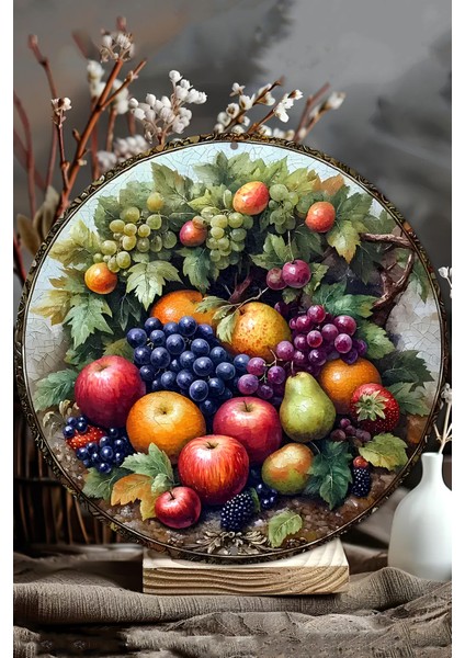 33 x 33cm Bereketli Bir Hasat Mevsimini Evinizin Duvarlarına Yansıtın! Ahşap Duvar Süsü DT100 modelleri