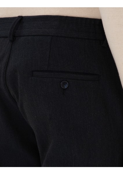 Erkek Lacivert Ex. Slim Fit Kumaş Pantolon 50311574-VR033