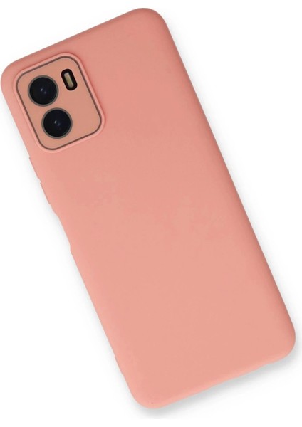 Vivo Y15S Kılıf Lansman Glass Kapak - Pembe modelleri
