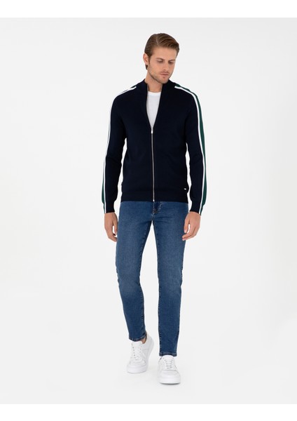 Erkek Mavi Slim Fit Jean Pantolon 50295830-VR036