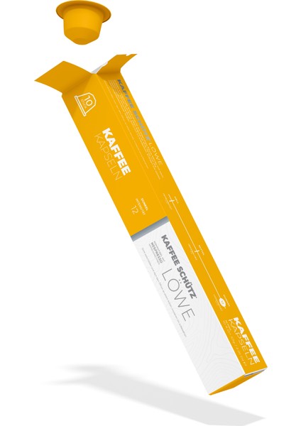 Löwe Kapseln Kapsül Kahve 10x Kapsül | Kenya AA ve Sumatra Kahve Çekirdekleri Blend fiyatları