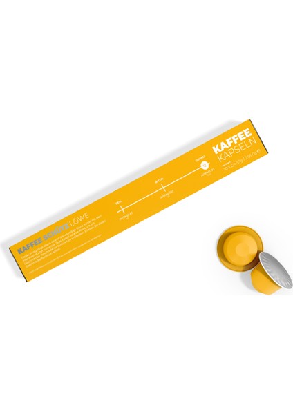 Löwe Kapseln Kapsül Kahve 10x Kapsül | Kenya AA ve Sumatra Kahve Çekirdekleri Blend modelleri