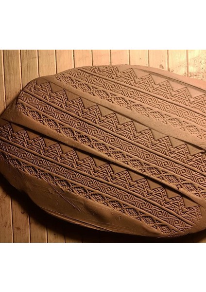 5 cm Doku Rulosu Aztec/aztek Antik Desen Silindir Desen Oklavası Mühür Baskı Seramik ve Polimer Kil modelleri