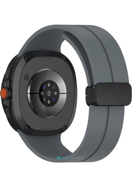 Galaxy Watch 8 40 / 44 mm Uyumlu Silikon Kordon Magnetik D Tokalı Spor Kayış Mıknatıslı Toka fiyatları