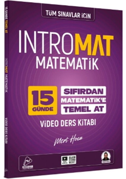 Mert Hoca Yayınları Tüm Sınavlar Için Intromat Matematik Video Ders Kitabı fiyatları
