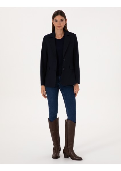 Kadın Lacivert Regular Fit Ceket 50309891-VR033 fırsatları