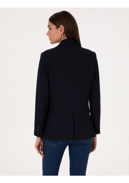 Kadın Lacivert Regular Fit Ceket 50309891-VR033 indirimleri