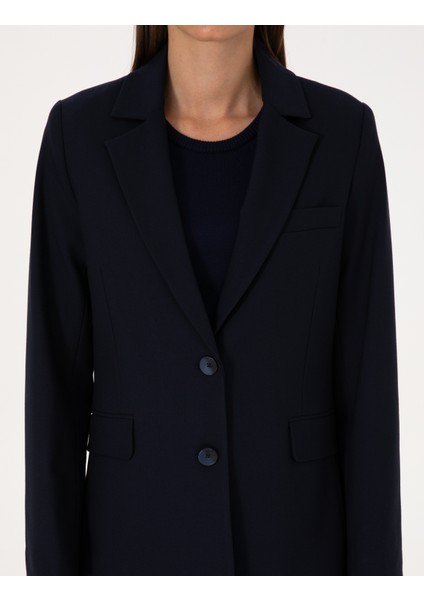 Kadın Lacivert Regular Fit Ceket 50309891-VR033