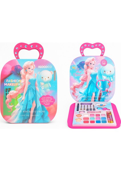 Prenses Çocuk Makyaj Seti – Su Bazlı Güvenli Kozmetik