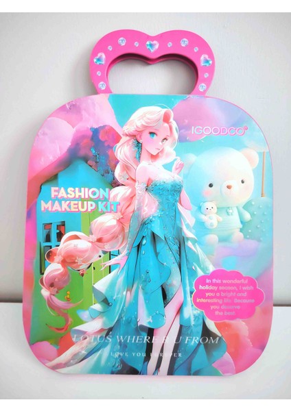 Prenses Çocuk Makyaj Seti – Su Bazlı Güvenli Kozmetik modelleri