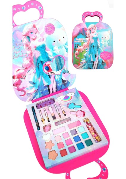 Prenses Çocuk Makyaj Seti – Su Bazlı Güvenli Kozmetik fırsatları