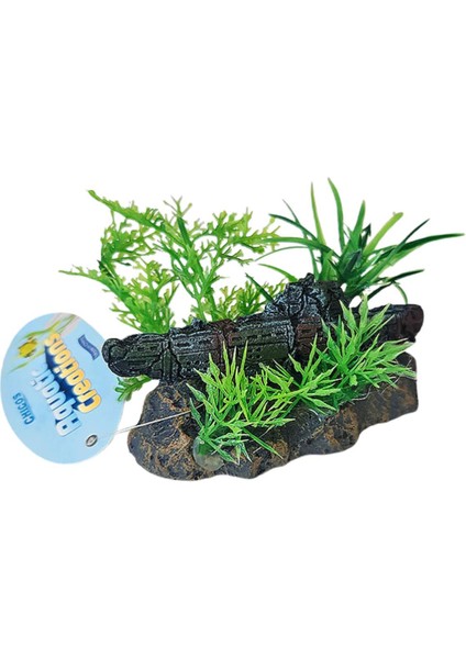 Akvaryum Dek. Polyester Denizaltı 8,7 x 4 x 6,2 cm