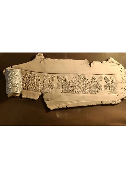 5,5 cm Doku Rulosu Antik Sümer ve Babil Desen Oklavası Seramik ve Polimer Kil Kalıp- SÜMER12 fiyatları