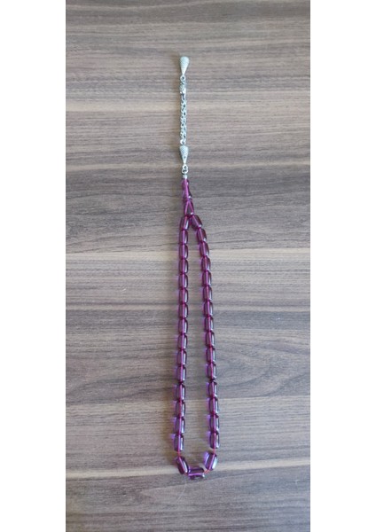 Kehribar Tesbih-Alpaga Püsküllü - Aykırı Az Bulunan Renk - 10X8 mm - Koleksiyonluk & Gündelik fiyatları