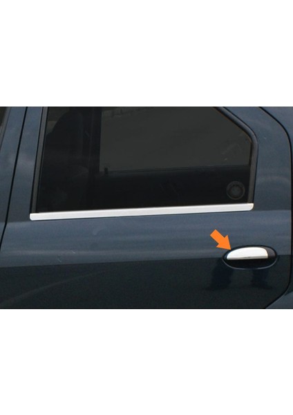 Renault Megane-1 SW Uyumlu Kapı Kolu Krom 4 Kapı 1996 - 2004 Arası Modeller İçin modelleri