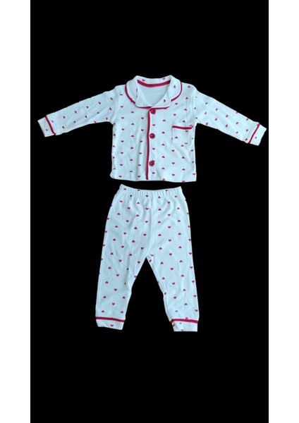 6 Ay 2 Yaş Arası Bebek Pijama Takımı Düğmeli Yumuşak Dokulu fiyatları