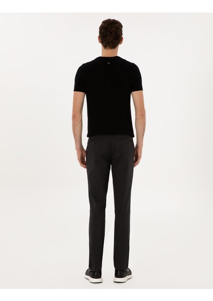 Erkek Antrasit Regular Fit Kanvas Pantolon 50310902-VR006 fırsatları