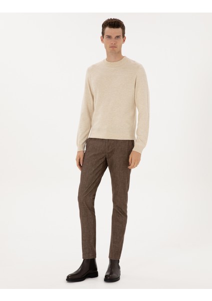 Erkek Vizon Slim Fit Kanvas Pantolon 50309952-VR052 modelleri