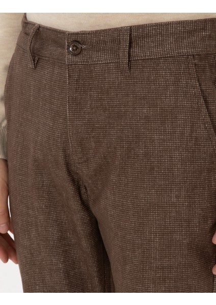 Erkek Vizon Slim Fit Kanvas Pantolon 50309952-VR052 indirimleri