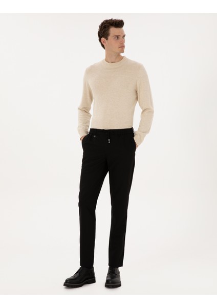 Erkek Siyah Ex. Slim Fit Kumaş Pantolon 50311728-VR046 modelleri