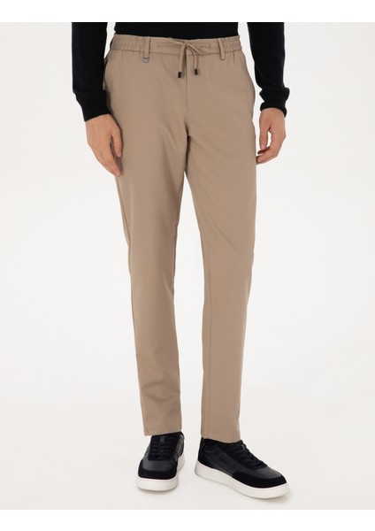Erkek Bej Ex. Slim Fit Kumaş Pantolon 50311728-VR011 fiyatları