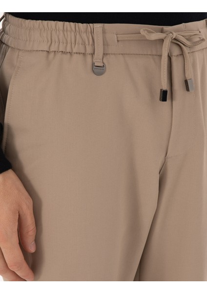 Erkek Bej Ex. Slim Fit Kumaş Pantolon 50311728-VR011 indirimleri
