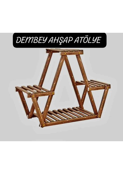 Ahşap Çiçeklik Standı Saksılık modelleri