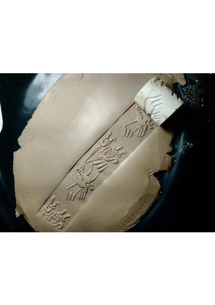 6 cm Doku Rulosu San Andrés Antik Silindir Mühür Seramik&polimer Kil Desen Oklavası San Andrés