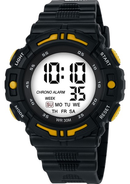 Su Geçirmez Dijital Spor Genç Çocuk Kol Saati Alarm Kronometre Takvim