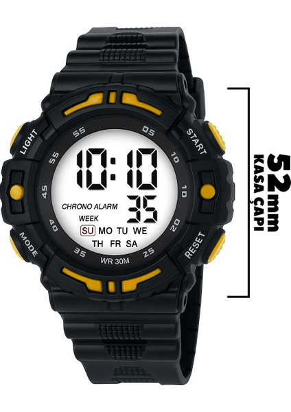 Su Geçirmez Dijital Spor Genç Çocuk Kol Saati Alarm Kronometre Takvim fiyatları