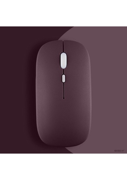 Lenovo Tablet Şarj Edilebilir Sessiz Mouse Bluetooth + 2.4Hz Wifi Kablosuz Mouse Fare