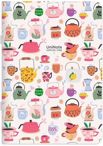 381843 18.5X26 48YP Noktalı Uni Note Coffe Time Dkş Def