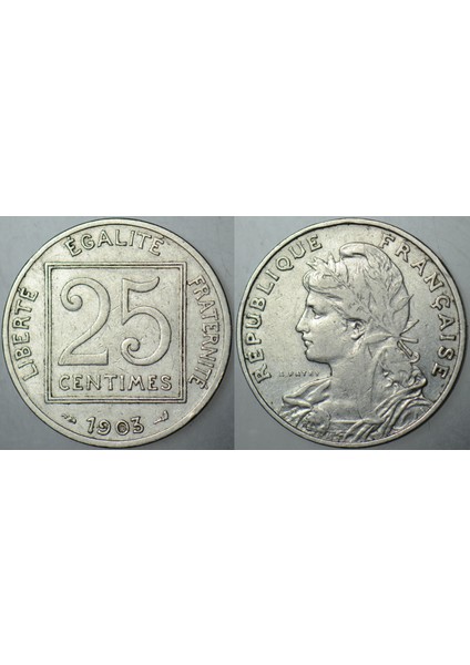Fransa 25 Centimes 1903.