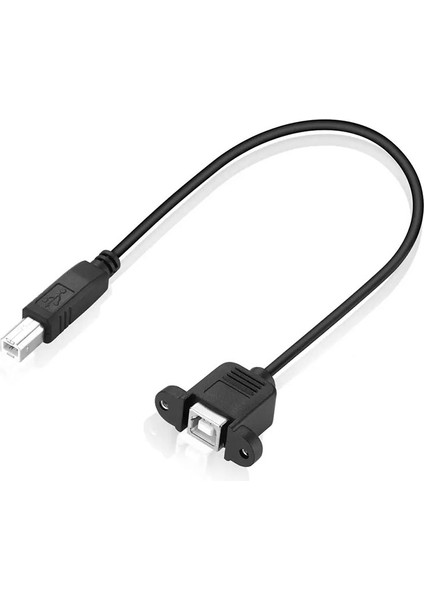 USB 2.0 B Tipi Erkek B Tipi Dişi Yazıcı Uzatma Kablosu Panel Tipi 50 cm modelleri