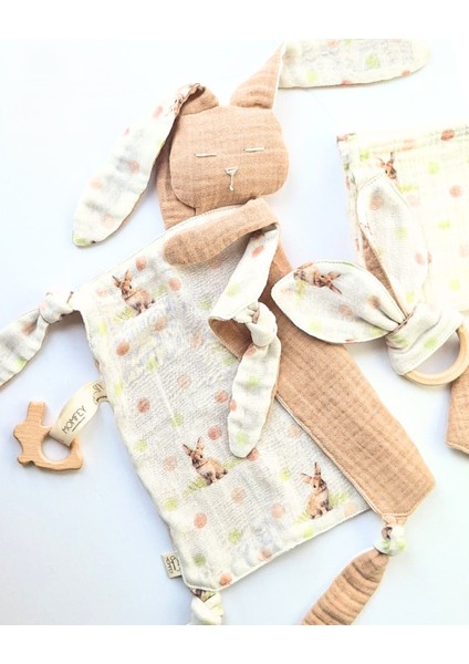 %100 Organik Müslin Tulidots Bebek Oyun Seti – 7 Parça fiyatları