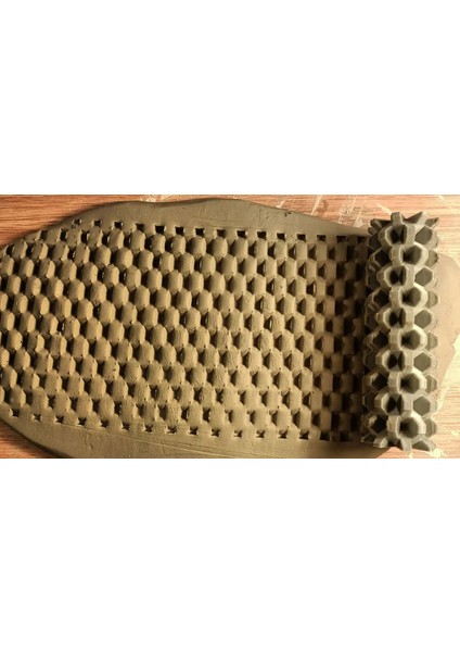 9 cm Doku Rulosu Silindir Mühür Seramik&polimer Kil Desen Oklavası- Geometrik2