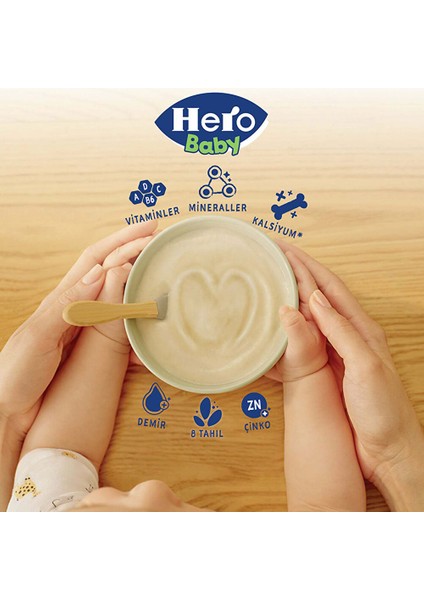 Sütlü 8 Tahıllı Meyveli Kaşık Mama 400GR modelleri