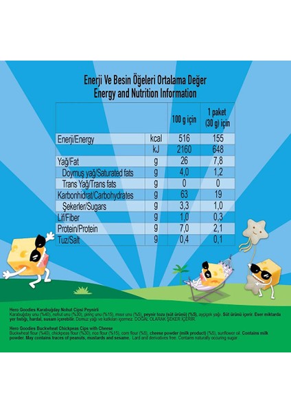 Karabuğdaylı Peynirli Nohut Cips 30 gr modelleri