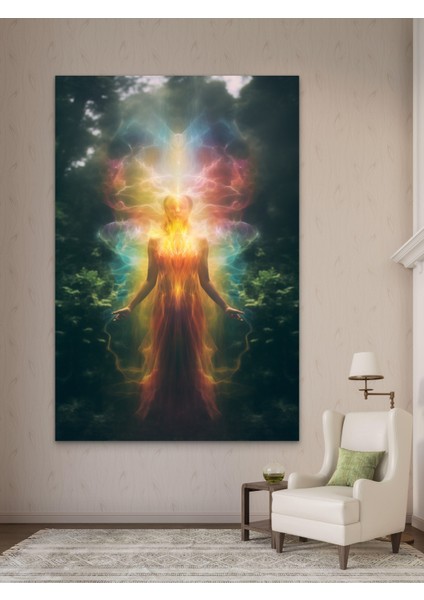 Kadın Aura Spiritüalizm Baskı Kanvas Tablo modelleri