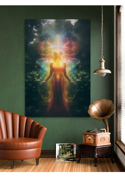 Kadın Aura Spiritüalizm Baskı Kanvas Tablo fırsatları