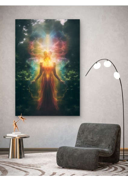 Kadın Aura Spiritüalizm Baskı Kanvas Tablo indirimleri