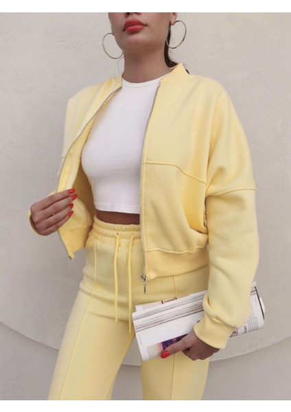 Çimalı Fermuar Detay Şardonlu Eşofman Takım indirimleri