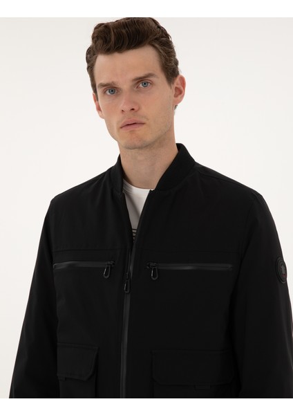 Erkek Siyah Regular Fit Mont 50314099-VR046 fiyatları