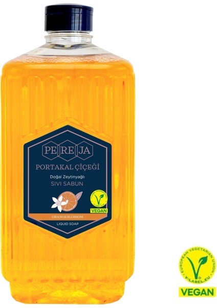 Pereja Portakal Çiçeği Doğal Zeytinyağlı Sıvı Sabun 1500 ml