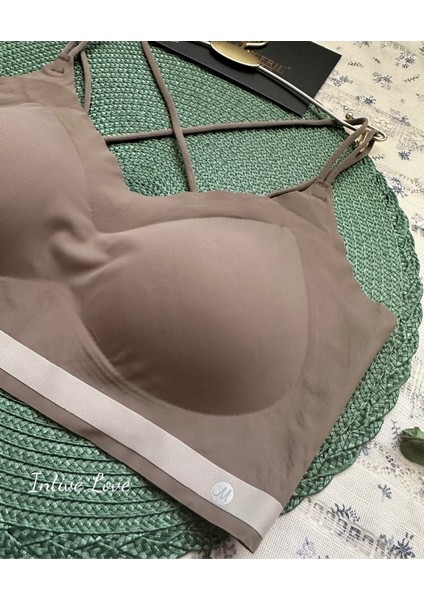 Mira Dikişsiz Hafif Dolgulu Çift Askılı Kopçasız Rahat Bralet/sütyen/büstiyer/spor Sütyeni indirimleri