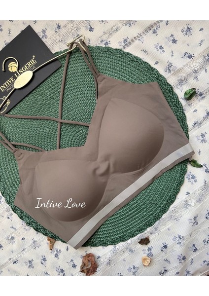 Mira Dikişsiz Hafif Dolgulu Çift Askılı Kopçasız Rahat Bralet/sütyen/büstiyer/spor Sütyeni fırsatları