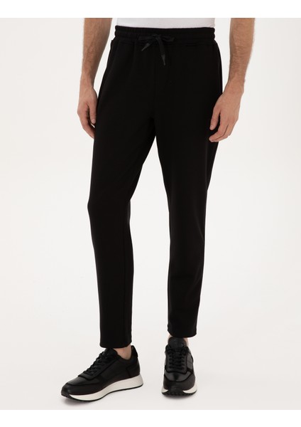 Erkek Siyah Slim Fit Eşofman Altı 50314245-VR046 fiyatları